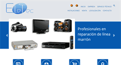 Desktop Screenshot of eletecsbd.com