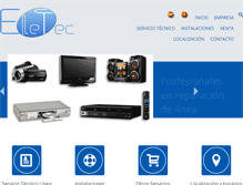 Tablet Screenshot of eletecsbd.com